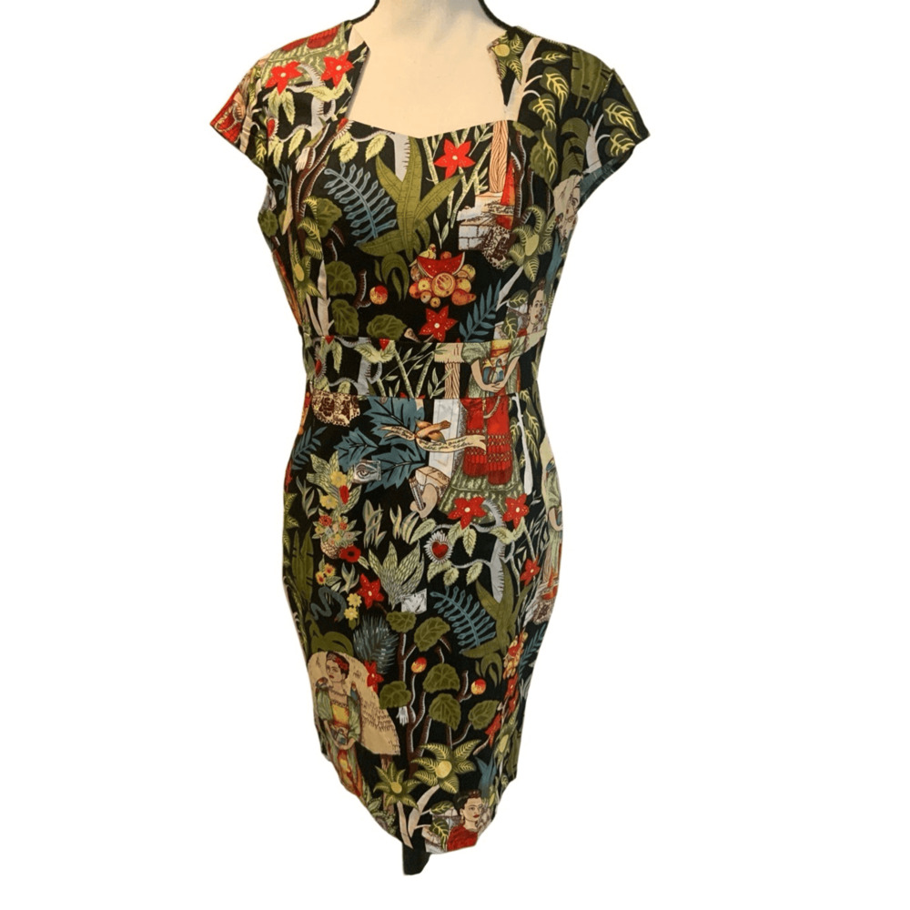 Grace Karin Floral Print Midi Dress - Multicolor - Picture 3 of 12